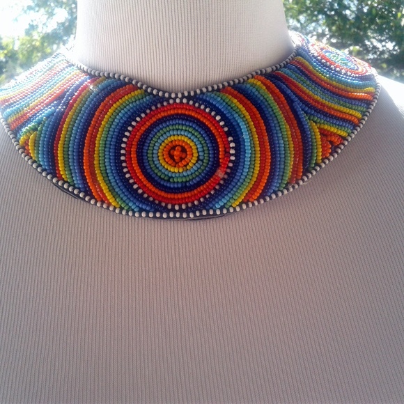 Handmade Jewelry - Beaded African Necklace